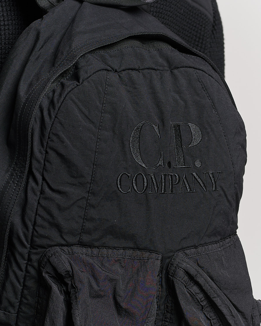 Men | C.P. Company Taylon P Mixed Backpack Black | C.P. Company | Taylon P Mixed Backpack Black