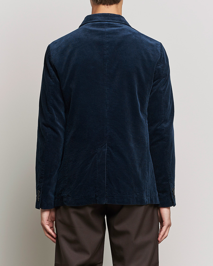 Men | Blazers | Aspesi | Corduroy Blazer Navy