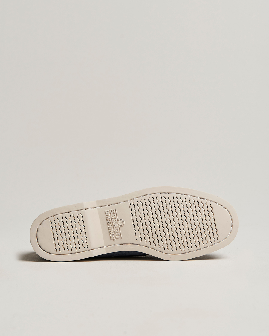 Men | Boat Shoes | Sebago | Docksides Suede Boat Shoe Blue Navy