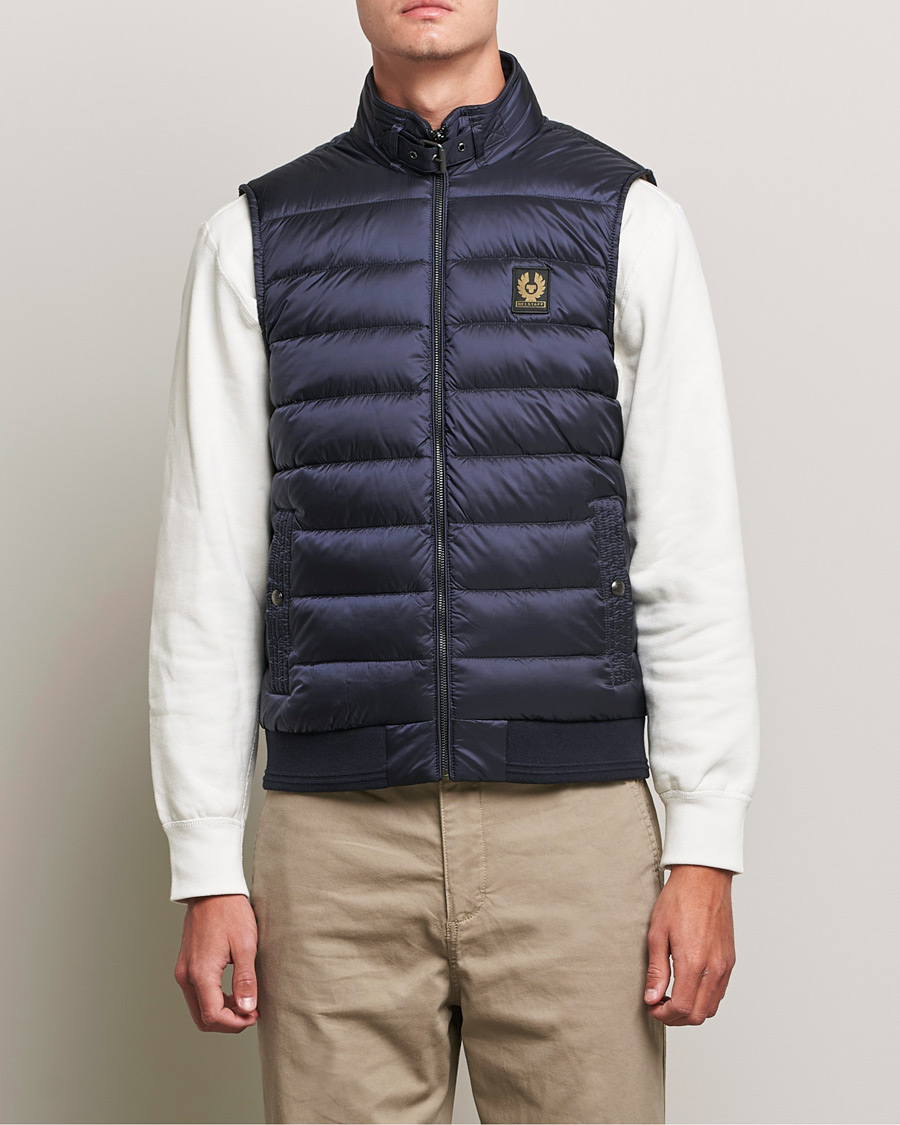 Men | Coats & Jackets | Belstaff | Circuit Padded Gilet Dark Ink