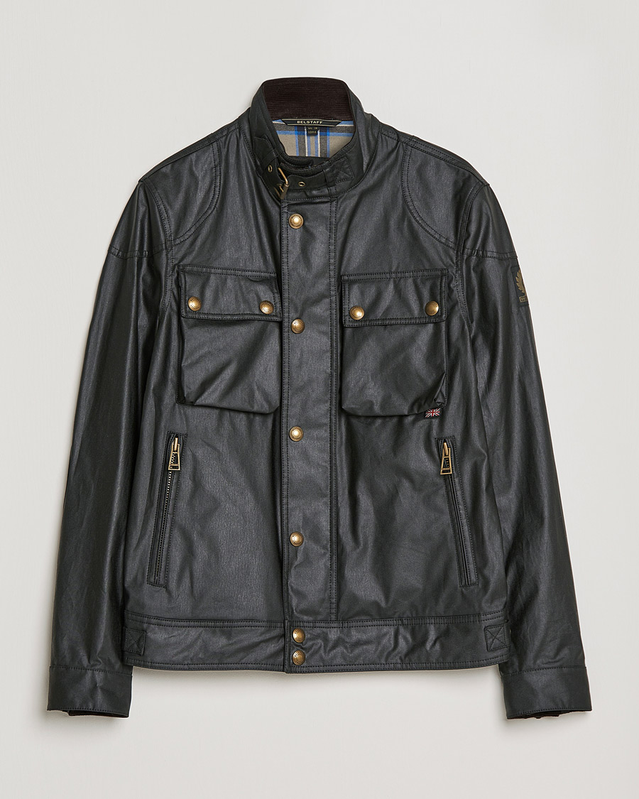 Men | Coats & Jackets | Belstaff | Racemaster Waxed Jacket Black