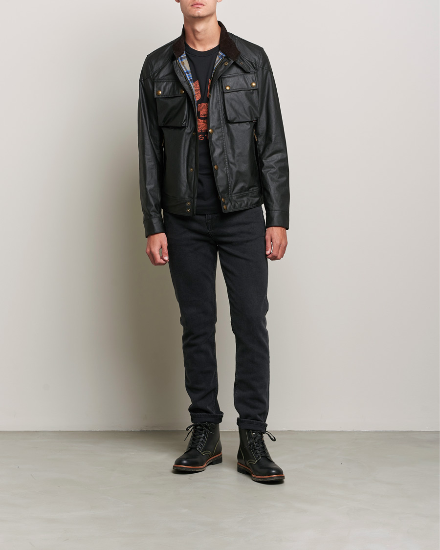 Men | Coats & Jackets | Belstaff | Racemaster Waxed Jacket Black