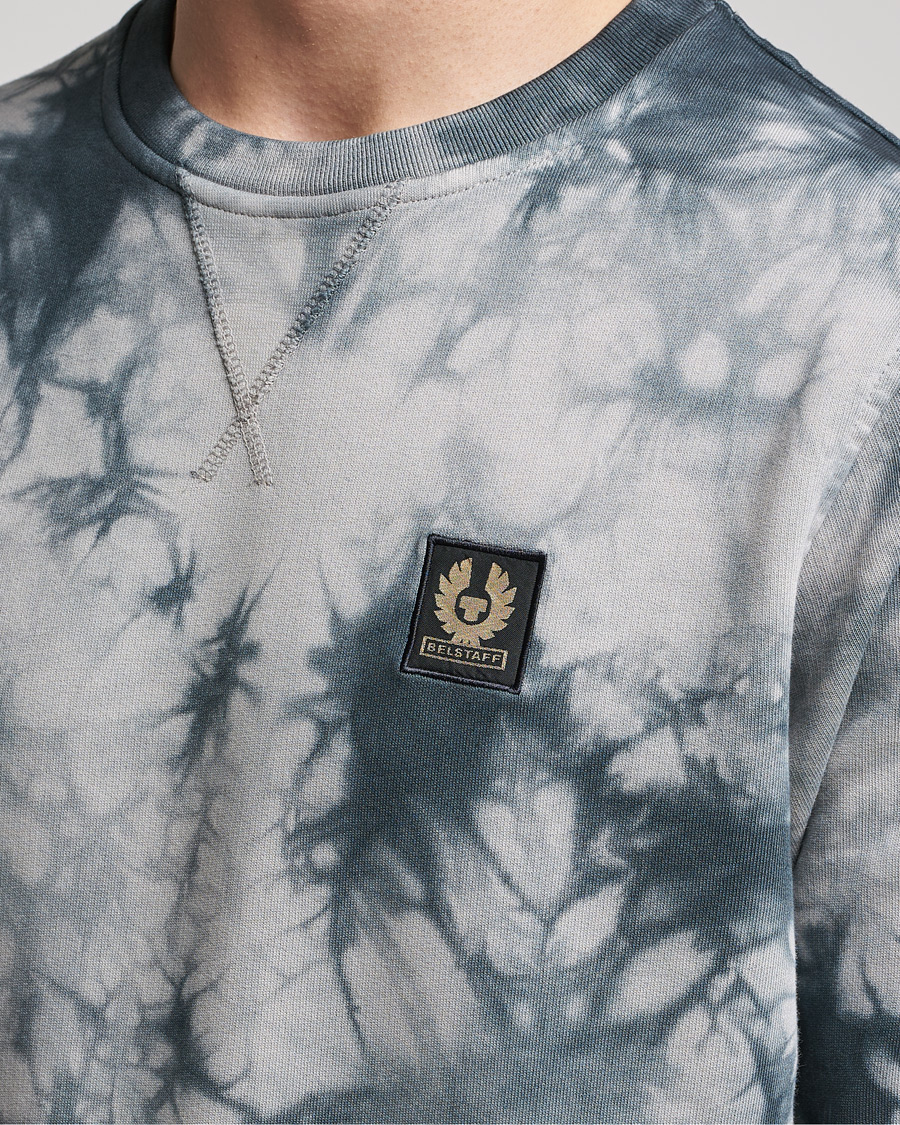 Men | Sweaters & Knitwear | Belstaff | Surface Batik Sweatshirt Granite Grey