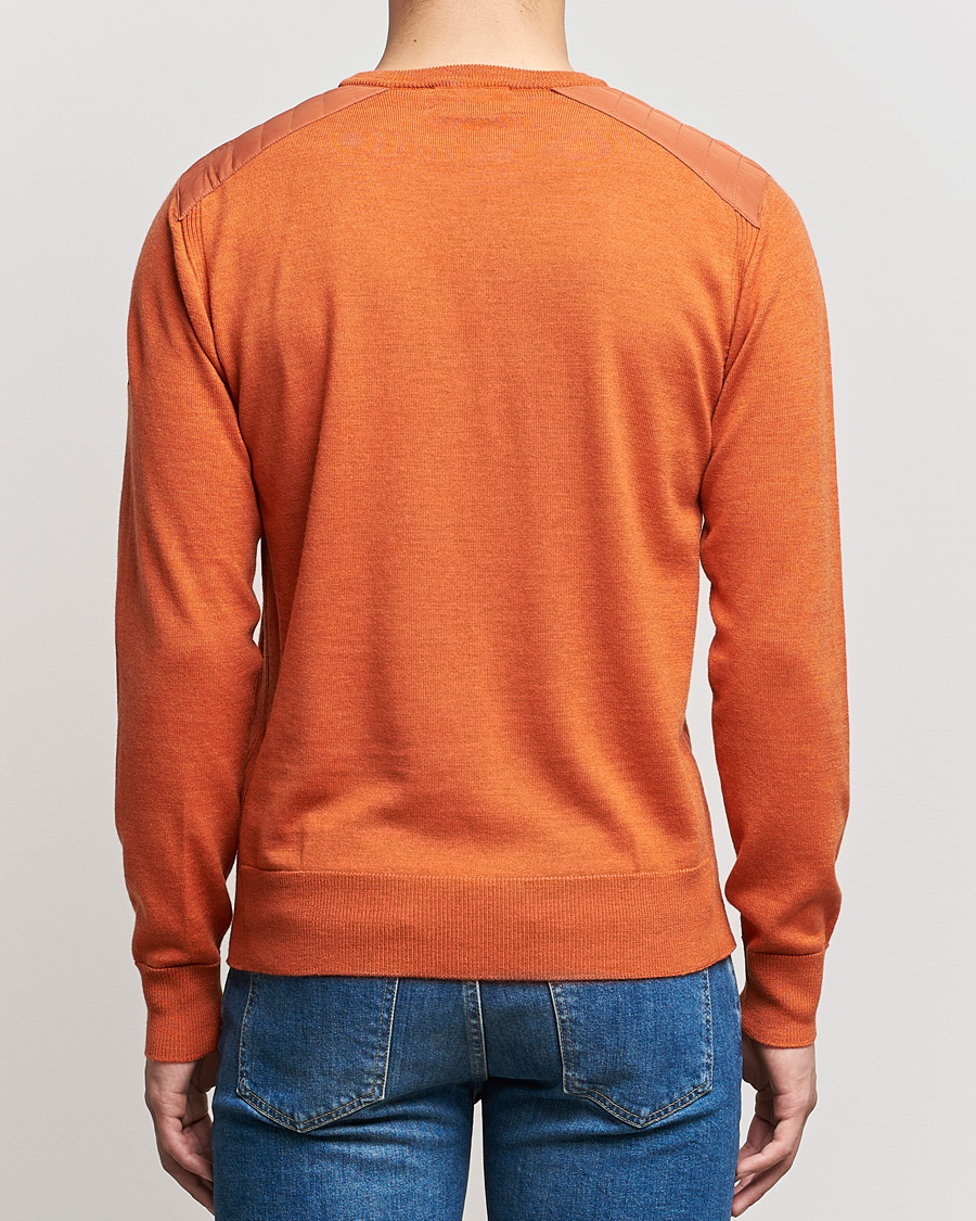 Men | Sweaters & Knitwear | Belstaff | Kerrigan Crew Neck Merino Sweatshirt Amber