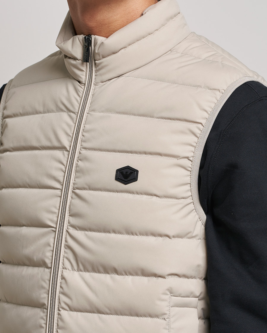 Men | Coats & Jackets | Emporio Armani | Light Down Vest Beige