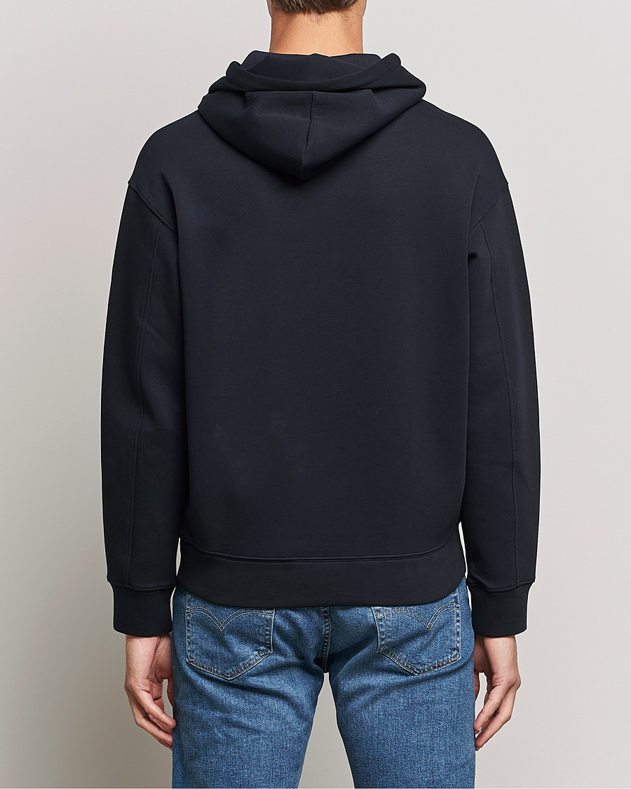 Men | Sweaters & Knitwear | Emporio Armani | Printed Hoodie Navy