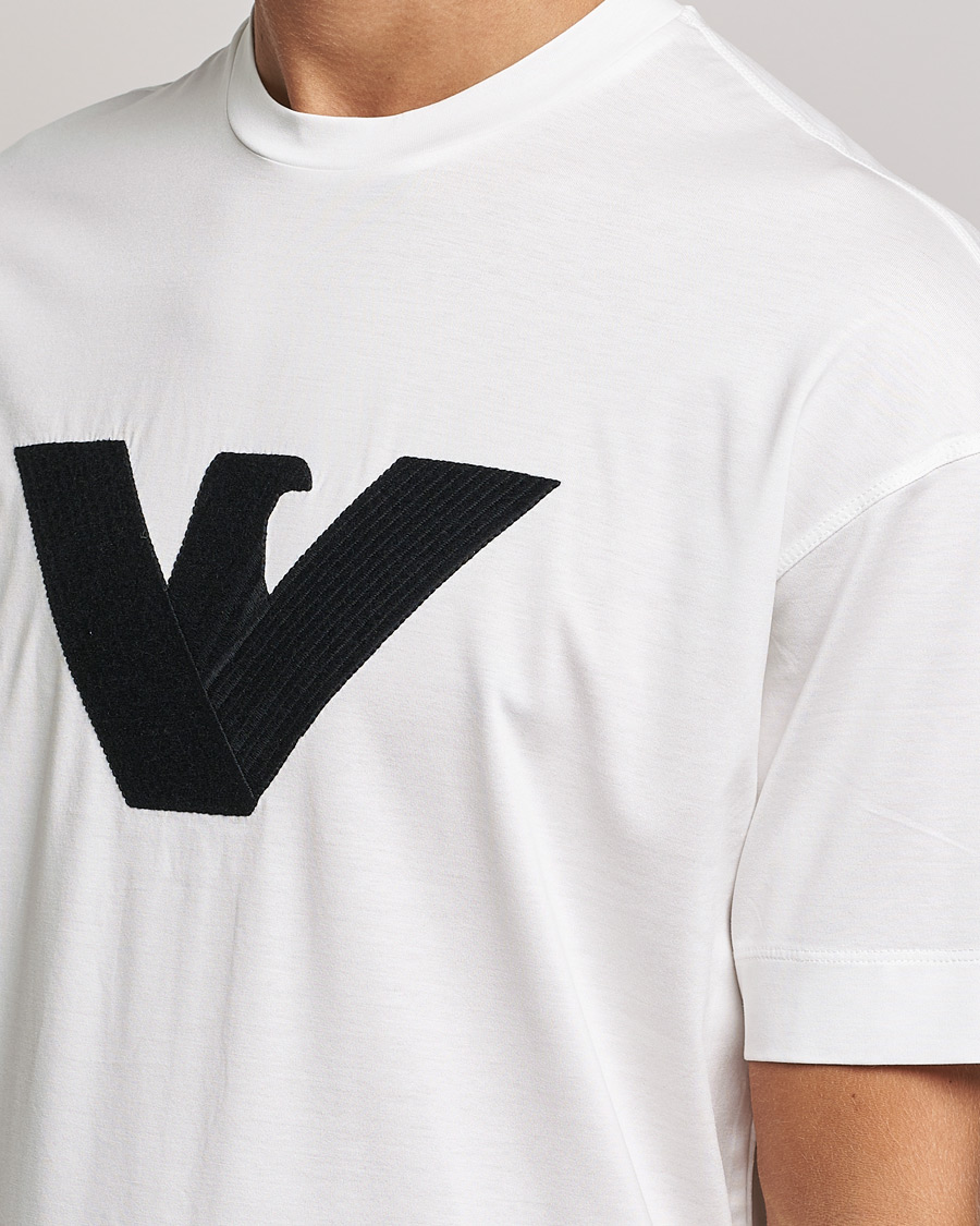 Men | T-Shirts | Emporio Armani | Logo Cotton Tee White