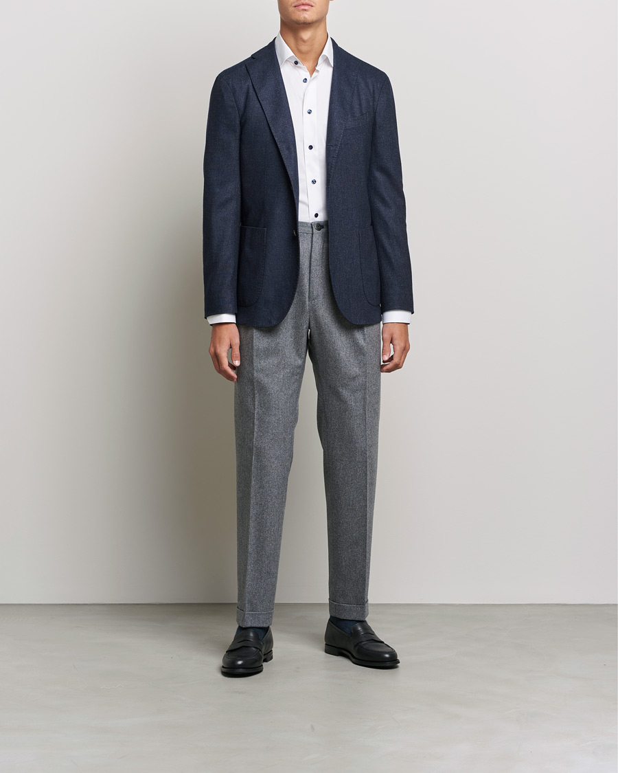 Men | Shirts | Eton | Organic Cotton Signature Twill Contemporary Shirt White