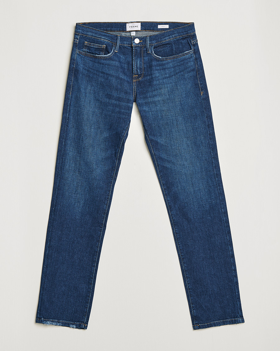 Men | Jeans | FRAME | L´Homme Slim Stretch Degradable Jeans Indigo Land