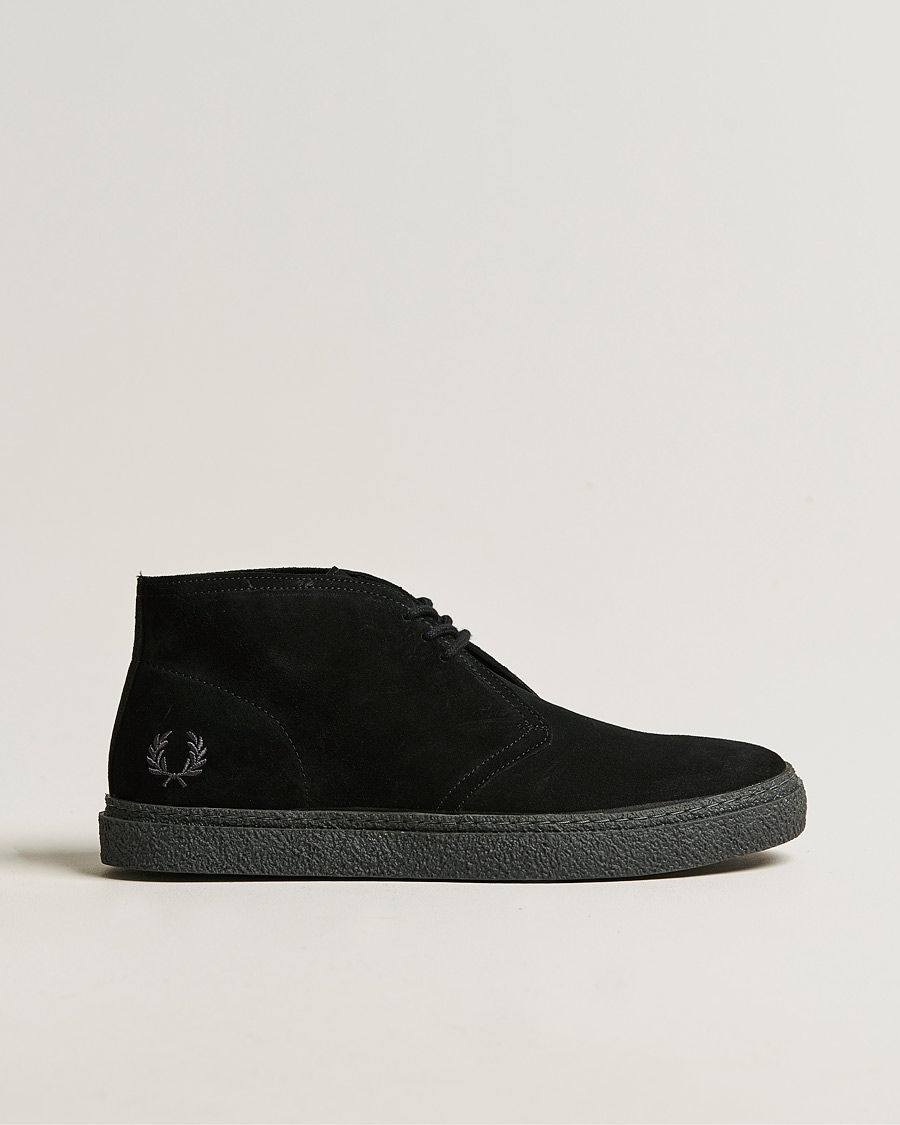 Men | Fred Perry Hawley Suede Chukka Boot Black | Fred Perry | Hawley Suede Chukka Boot Black