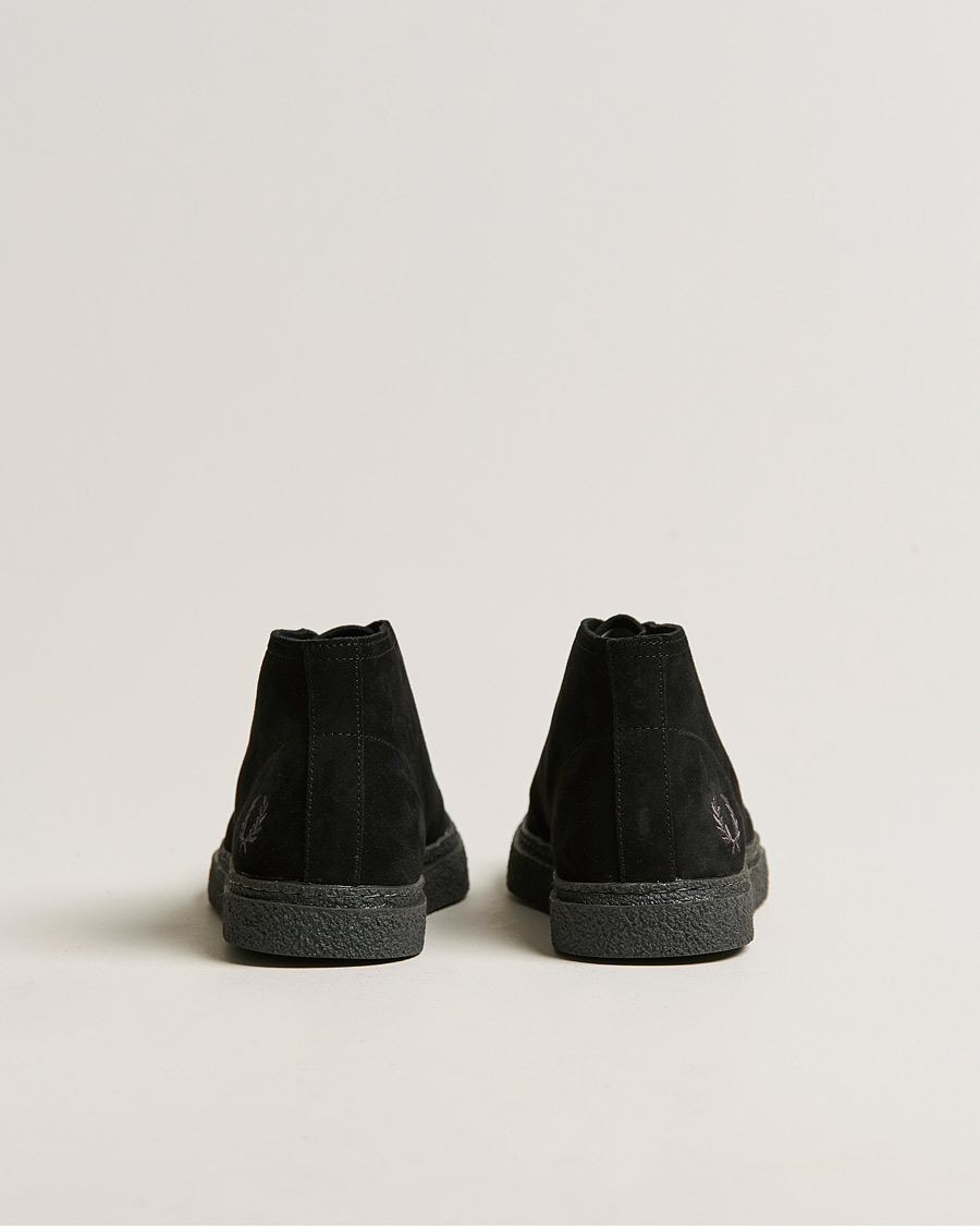 Men | Fred Perry Hawley Suede Chukka Boot Black | Fred Perry | Hawley Suede Chukka Boot Black