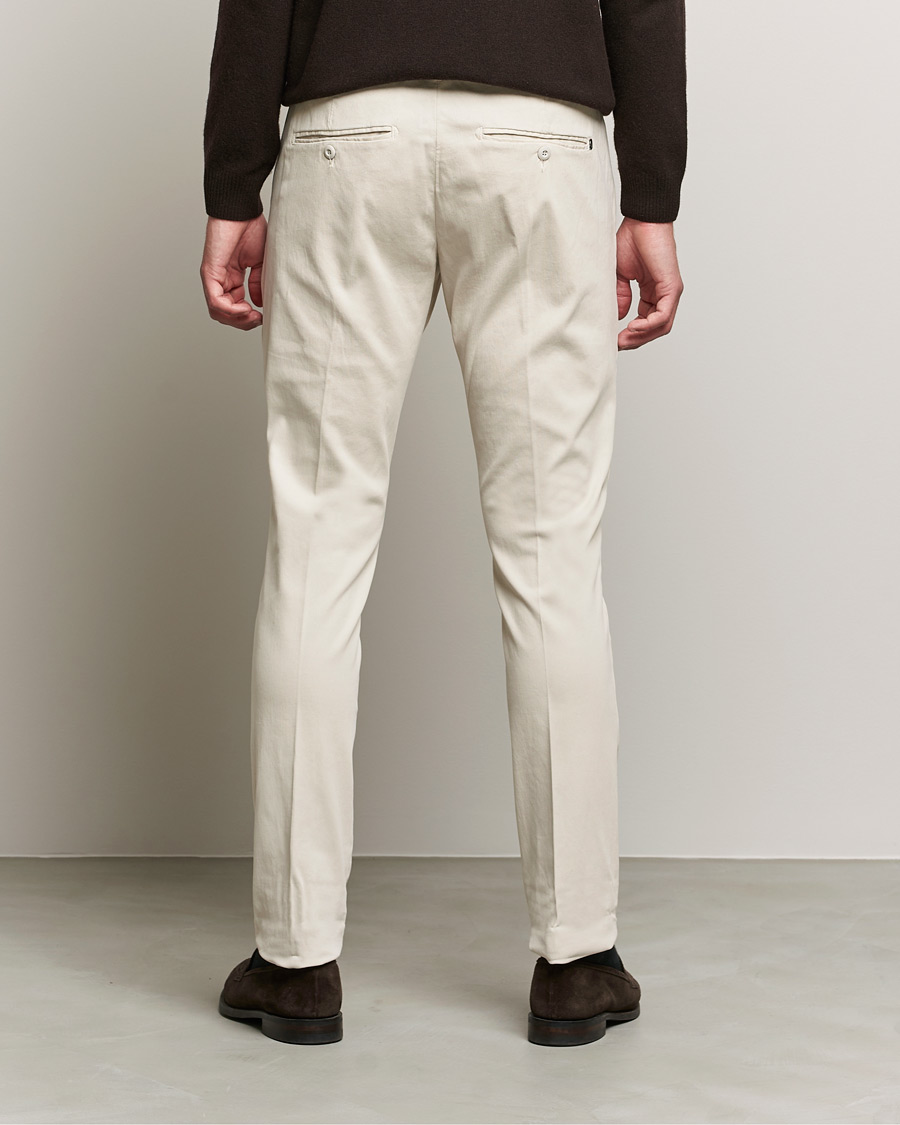 Men | Trousers | Dondup | Gaubert Chinos  Offwhite