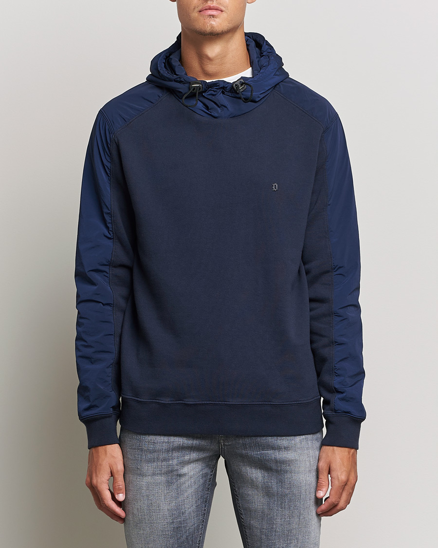 Men | Sweaters & Knitwear | Dondup | Felpa Hoodie Navy