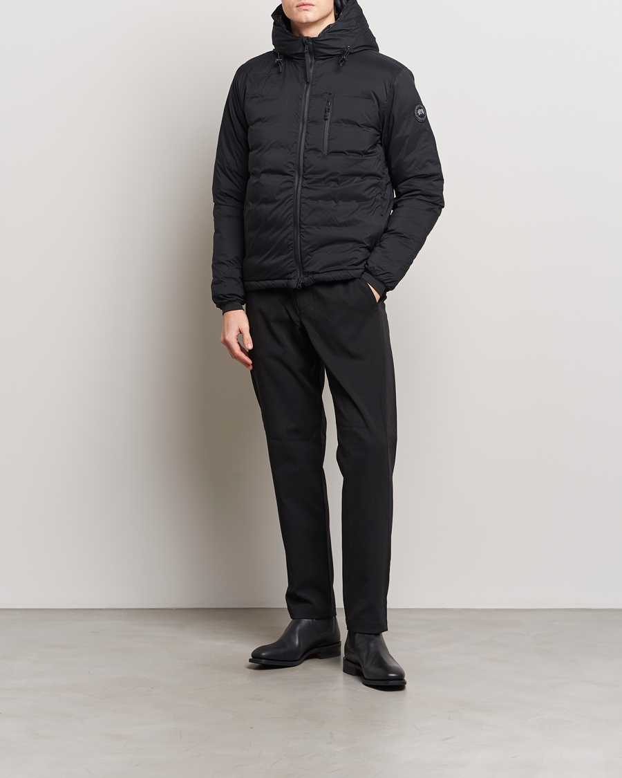 Men | Coats & Jackets | Canada Goose Black Label | Lodge Hoody Black