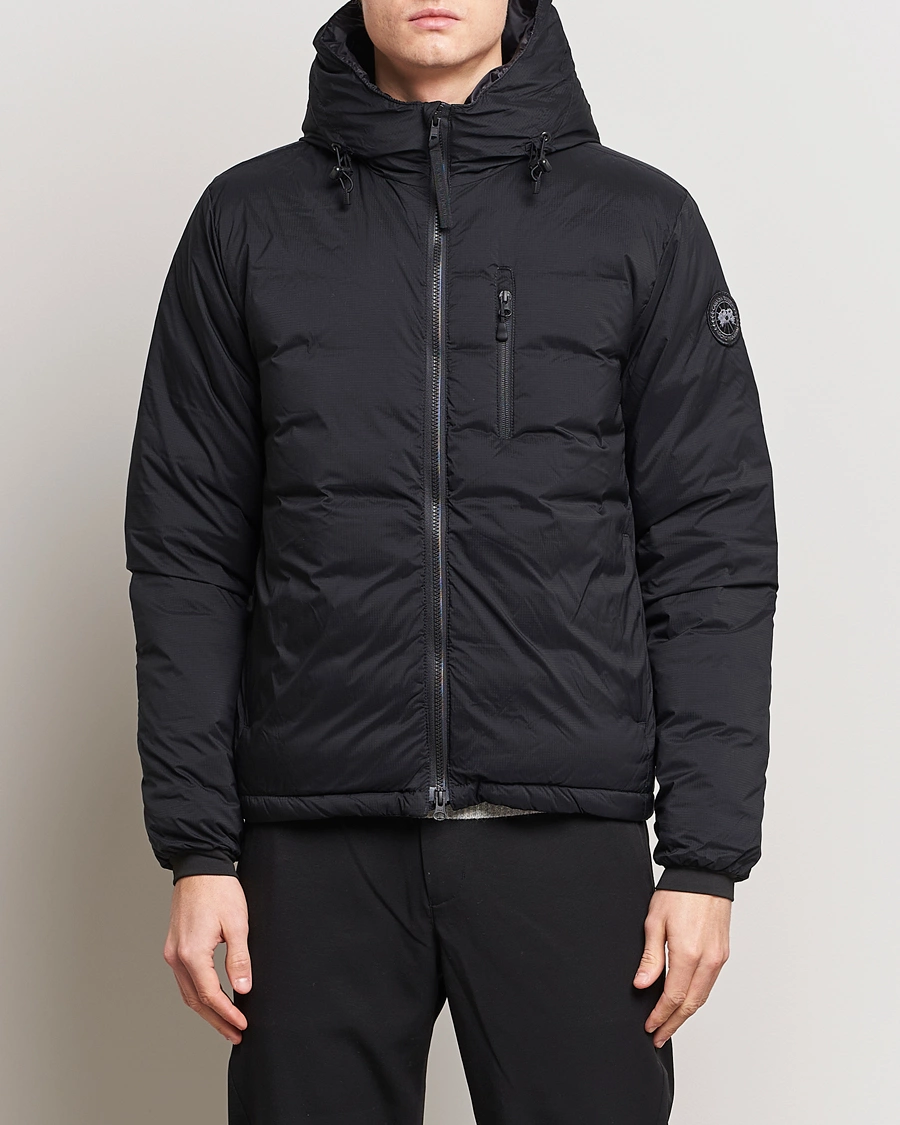 Men | Coats & Jackets | Canada Goose Black Label | Lodge Hoody Black
