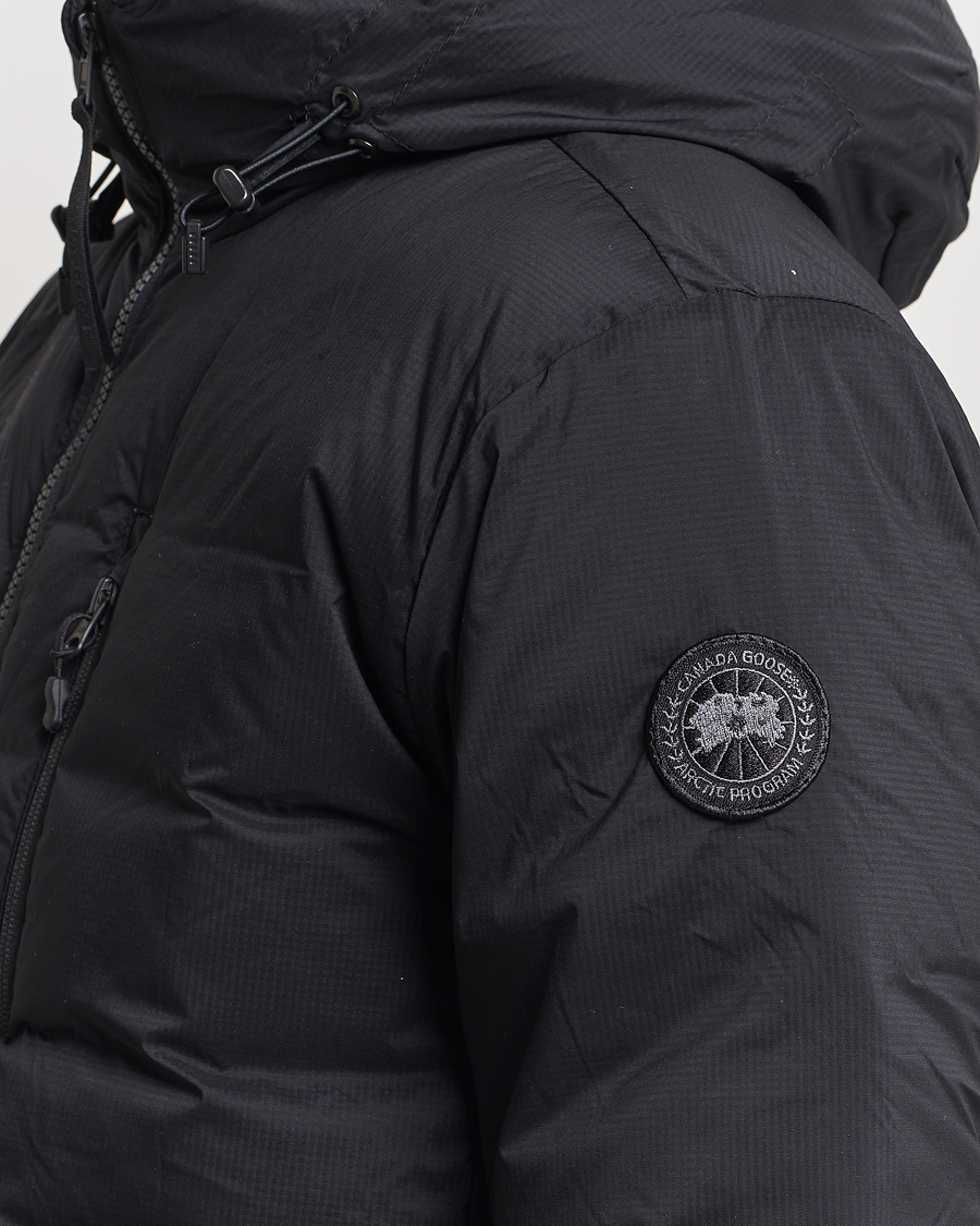 Men | Coats & Jackets | Canada Goose Black Label | Lodge Hoody Black