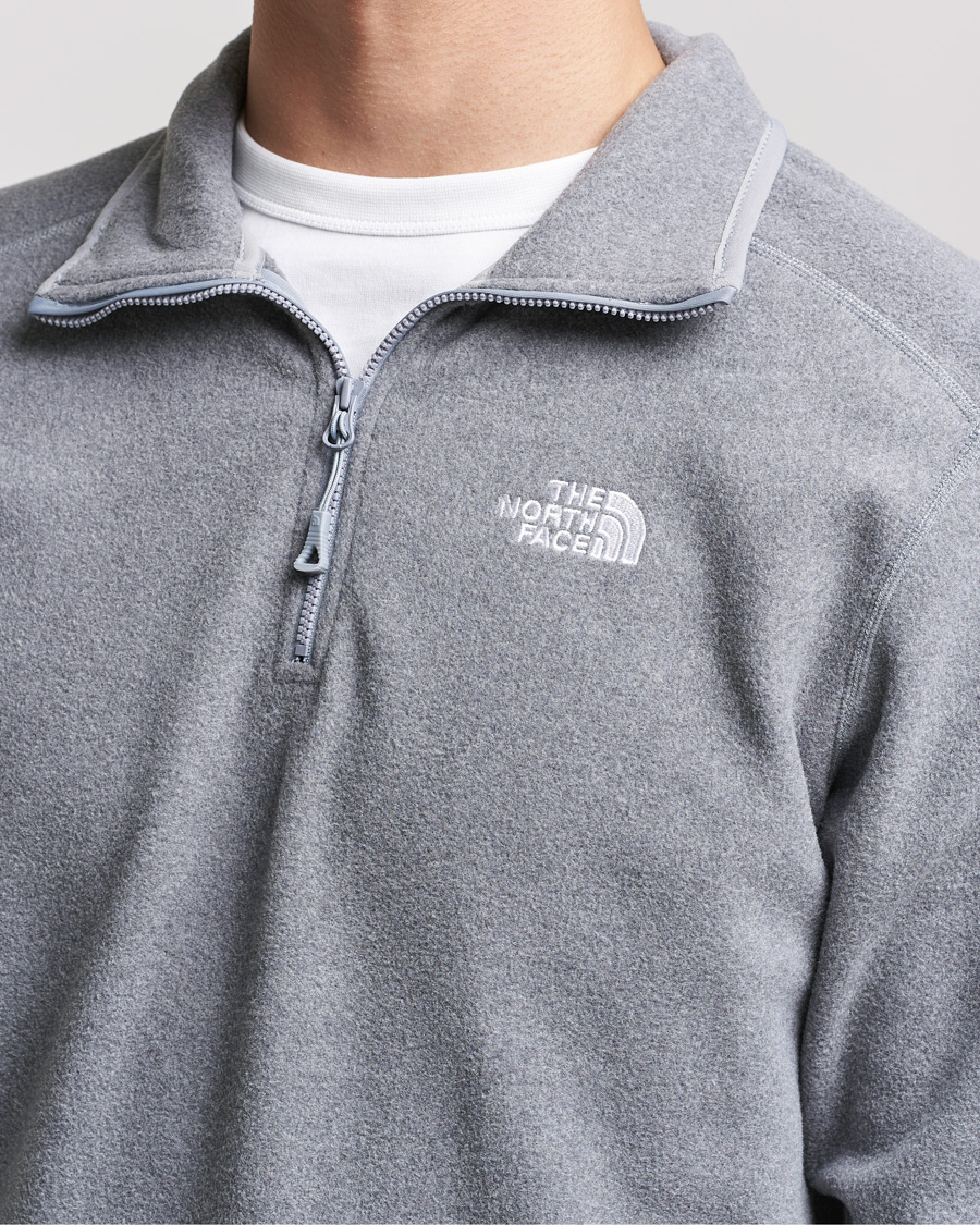 Men | Sweaters & Knitwear | The North Face | 100 Glacier 1/4 Zip Grey Heather