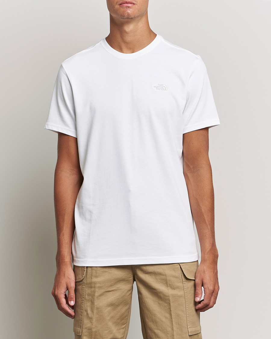 Men | T-Shirts | The North Face | Premium Simple Logo Tee White
