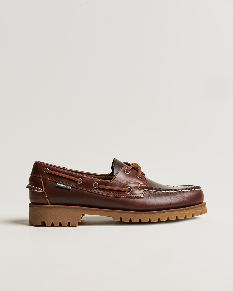 Men | Boat Shoes | Sebago | Ranger Waxy Loafer Brown Gum