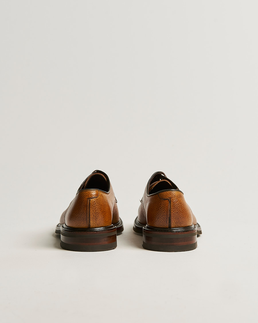 Men | Loake 1880 Ampleforth Burnished Grain Toe-Cap Derby Chestnut | Loake 1880 | Ampleforth Burnished Grain Toe-Cap Derby Chestnut