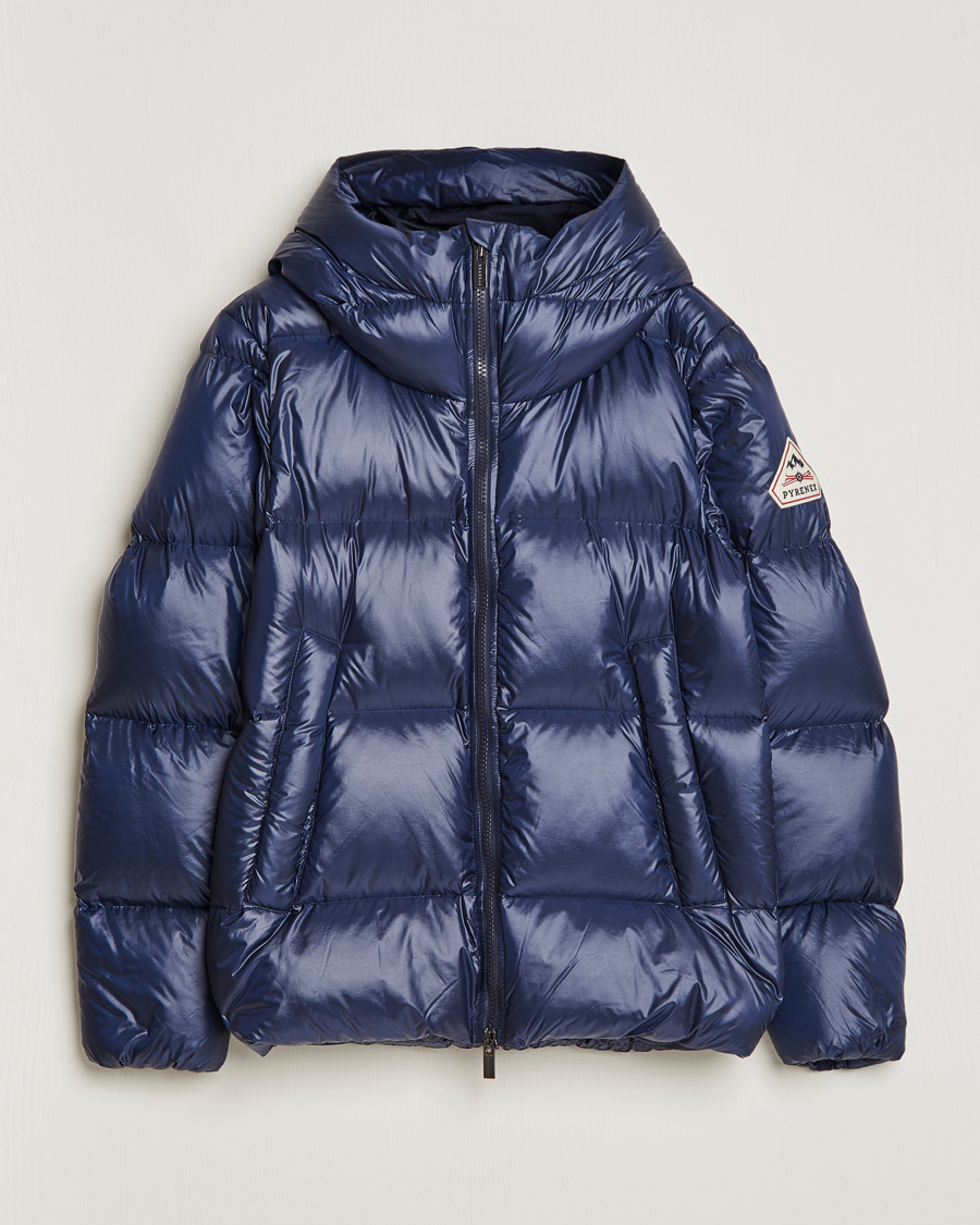 Men | Coats & Jackets | Pyrenex | Barry Hooded Down Jacket Amiral