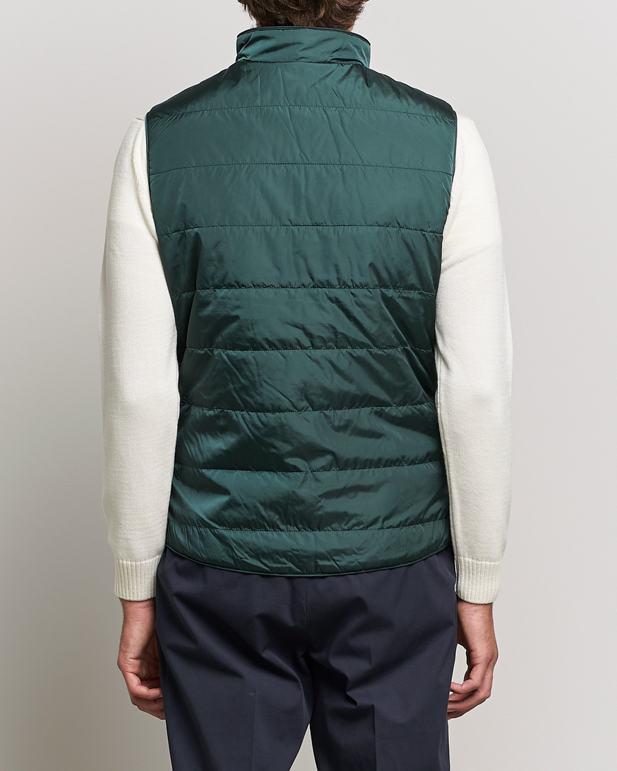 Men | Coats & Jackets | Stenströms | Padded Nylon Vest Green