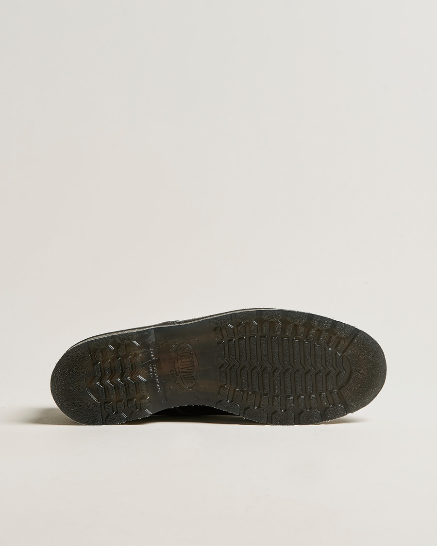 Men | Derby Shoes | Solovair | 3 Eye Gibson Shoe Black Shine
