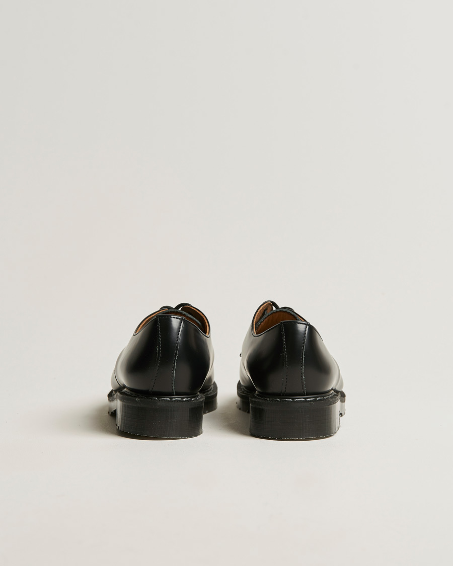 Men | Derby Shoes | Solovair | 3 Eye Gibson Shoe Black Shine