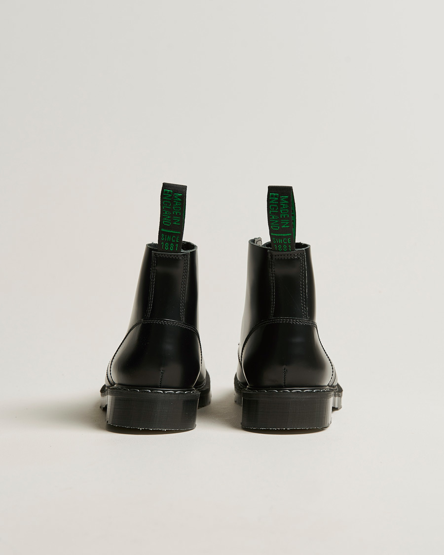 Men | Boots | Solovair | 6 Eye Astronaut Boot Black Shine