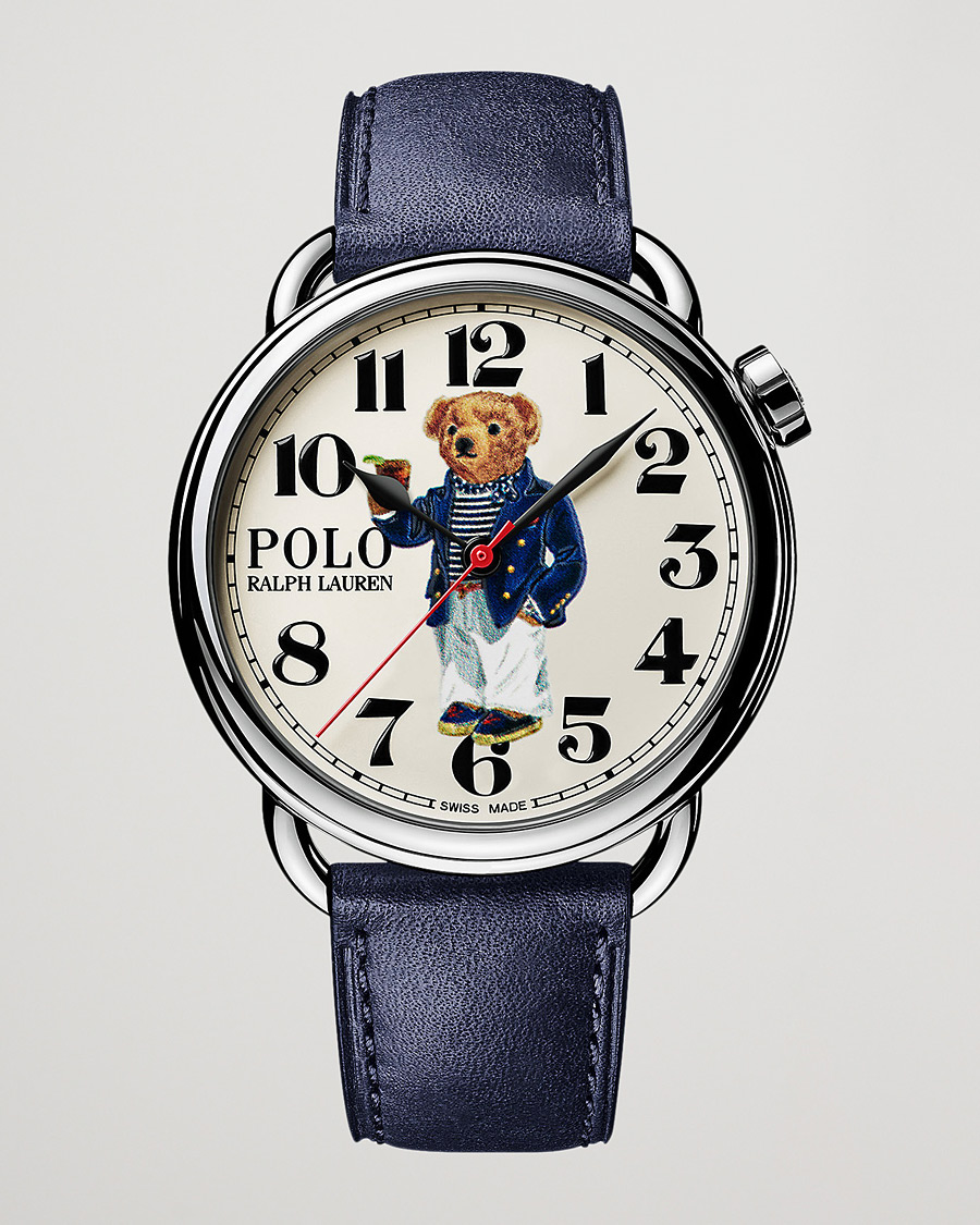 Men | Polo Ralph Lauren 42mm Automatic Riviera Bear White Dial | Polo Ralph Lauren | 42mm Automatic Riviera Bear White Dial