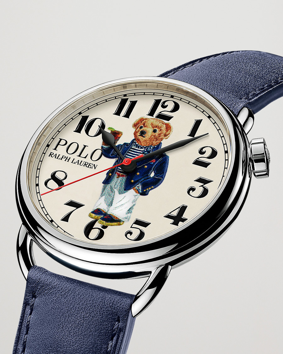 Men | Polo Ralph Lauren 42mm Automatic Riviera Bear White Dial | Polo Ralph Lauren | 42mm Automatic Riviera Bear White Dial