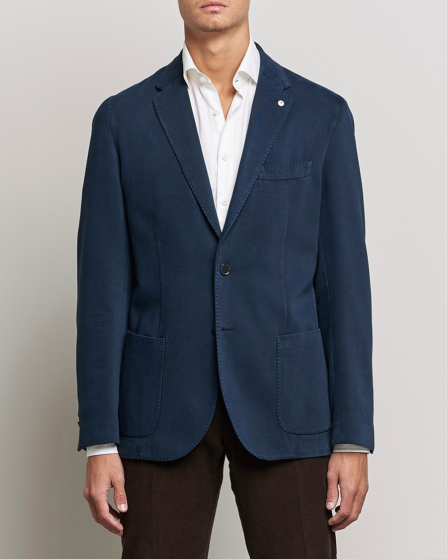 Men | Blazers | L.B.M. 1911 | Jack Cotton/Cashmere Blazer Navy