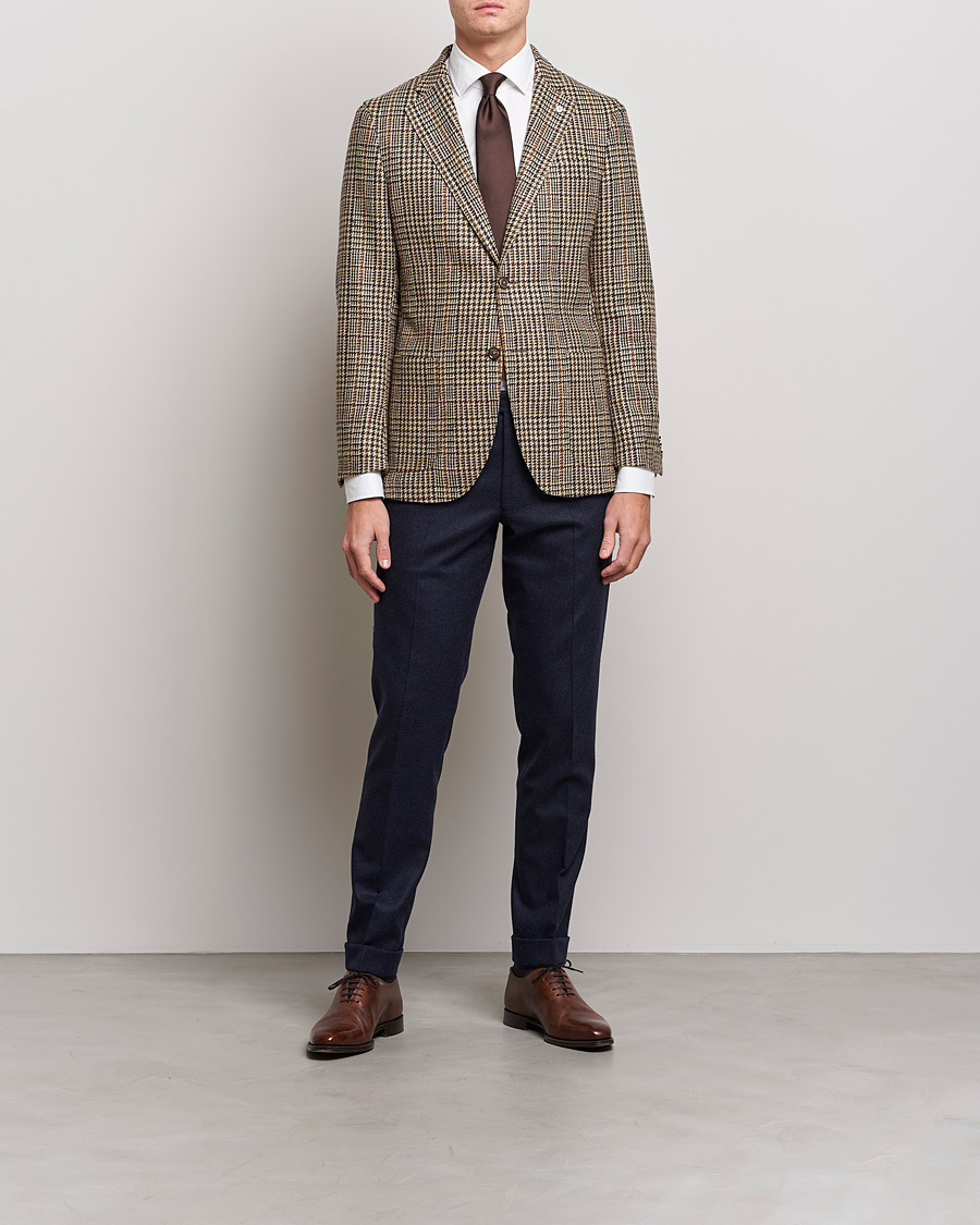 Men | Blazers | L.B.M. 1911 | Jack Houndstooth Wool Blazer Multi