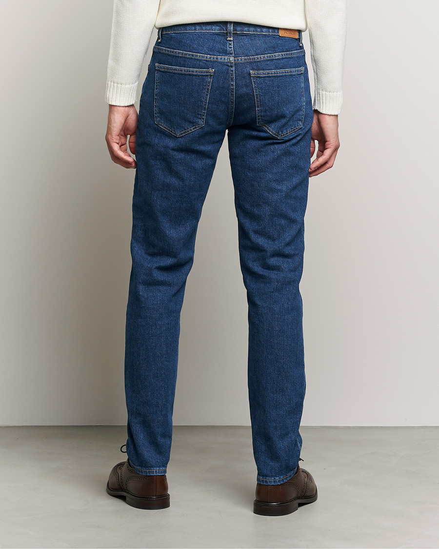 Men | Jeans | Oscar Jacobson | Albert Cotton Stretch Jeans Thunder