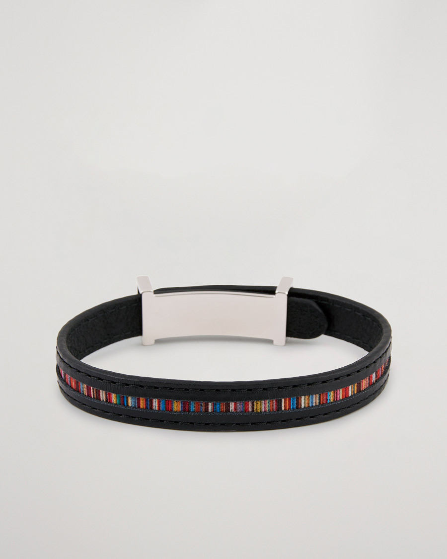 Men | Paul Smith Leather Bracelet Black | Paul Smith | Leather Bracelet Black