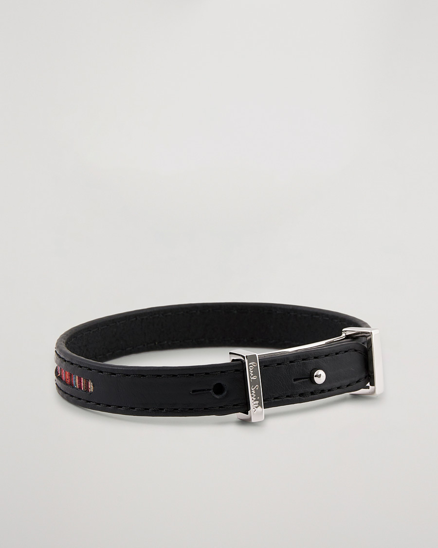 Men | Paul Smith Leather Bracelet Black | Paul Smith | Leather Bracelet Black