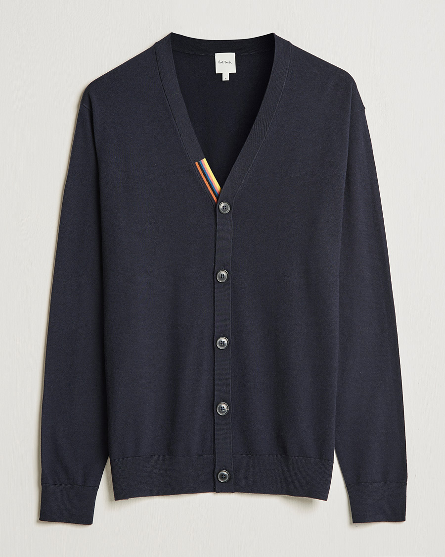 Men | Sweaters & Knitwear | Paul Smith | Knitted Cardigan Navy