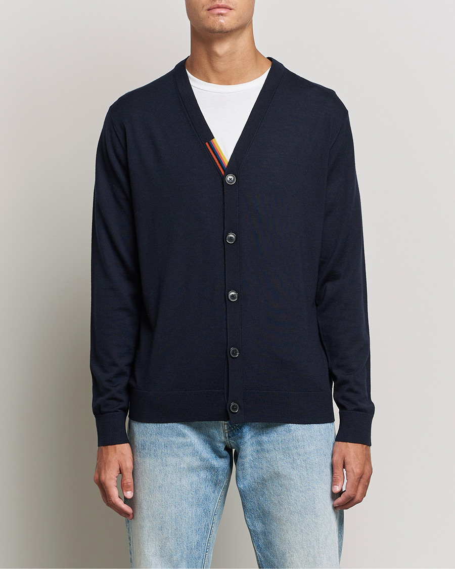 Men | Sweaters & Knitwear | Paul Smith | Knitted Cardigan Navy