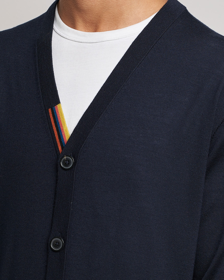 Men | Sweaters & Knitwear | Paul Smith | Knitted Cardigan Navy