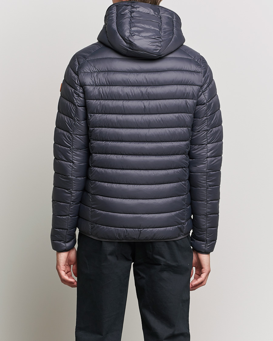 Men | Coats & Jackets | Save The Duck | Donald Lightweight Padded Hooded Jacket Anthracite