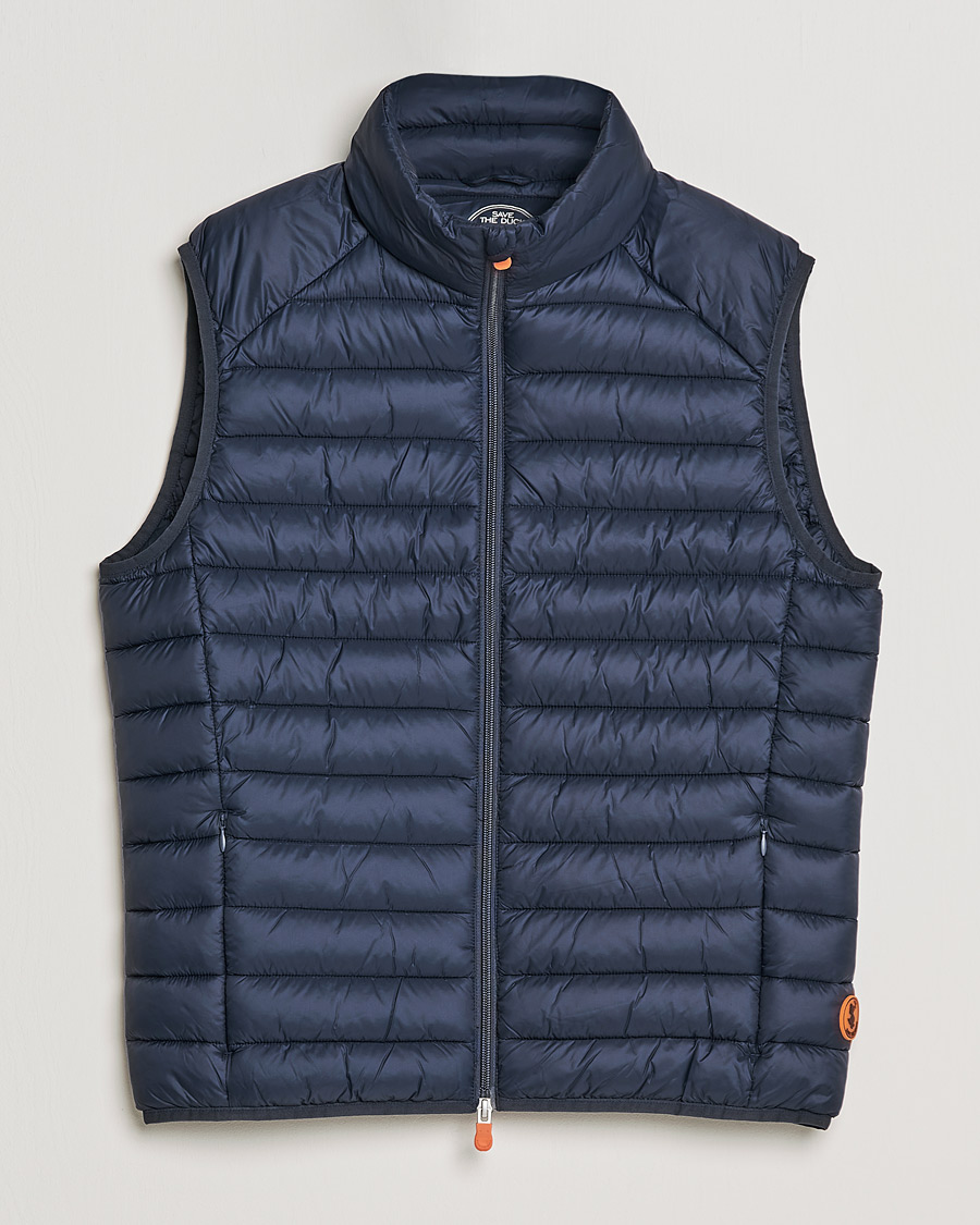 Men | Gilets | Save The Duck | Adam Lightweight Padded Vest Blue Black