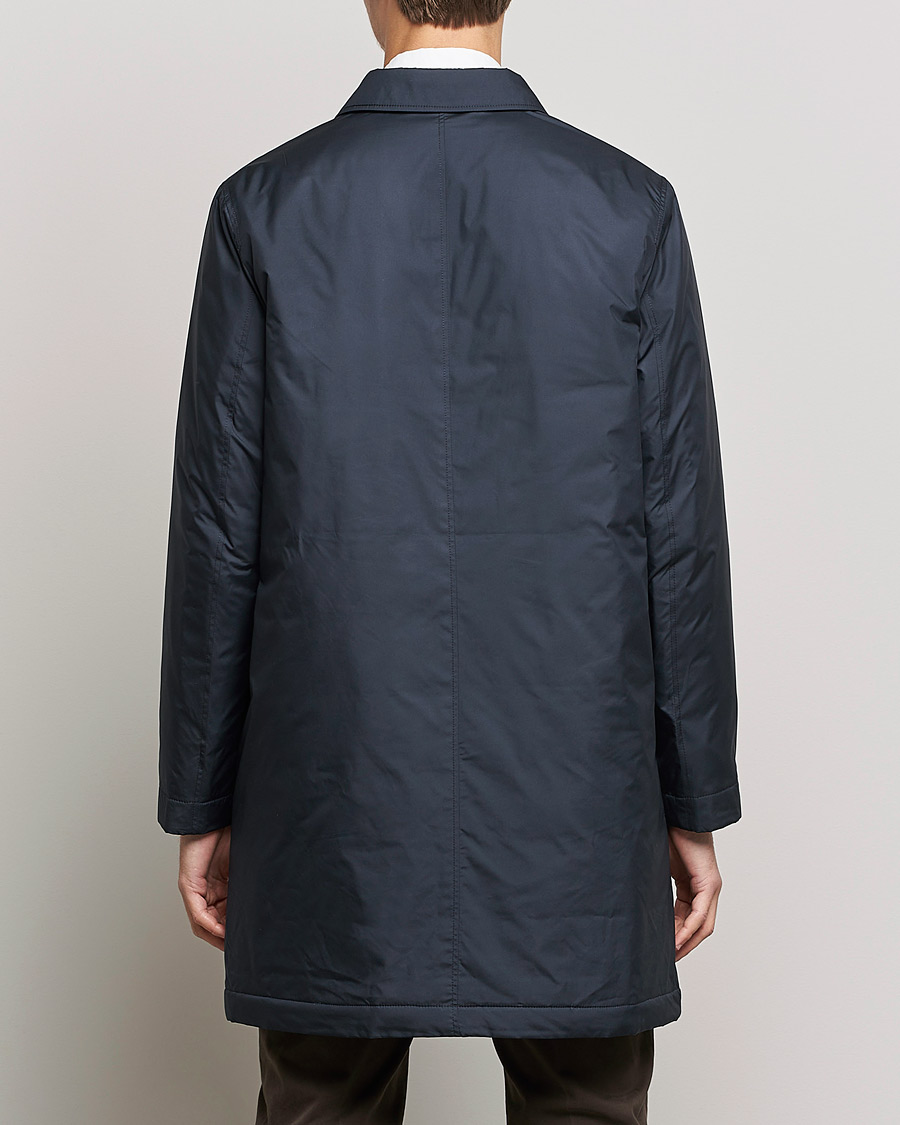 Men | Coats & Jackets | Sunspel | Recycled Polyester Padded Coat Navy