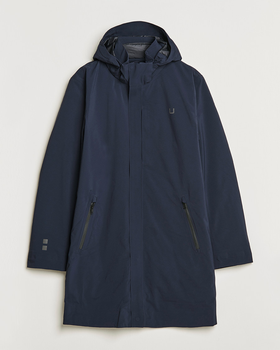 Men | Coats & Jackets | UBR | Black Storm Coat Navy
