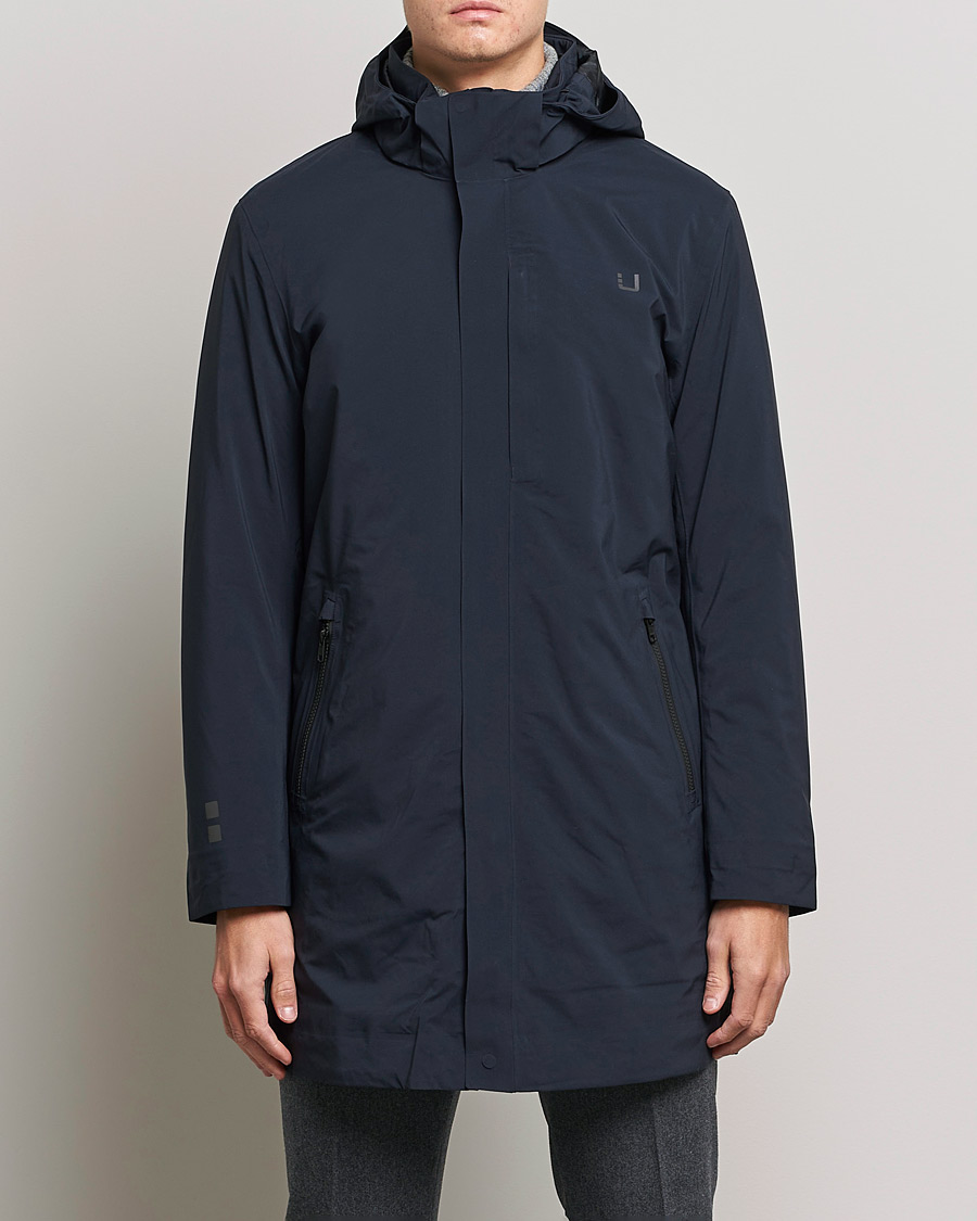 Men | Coats & Jackets | UBR | Black Storm Coat Navy