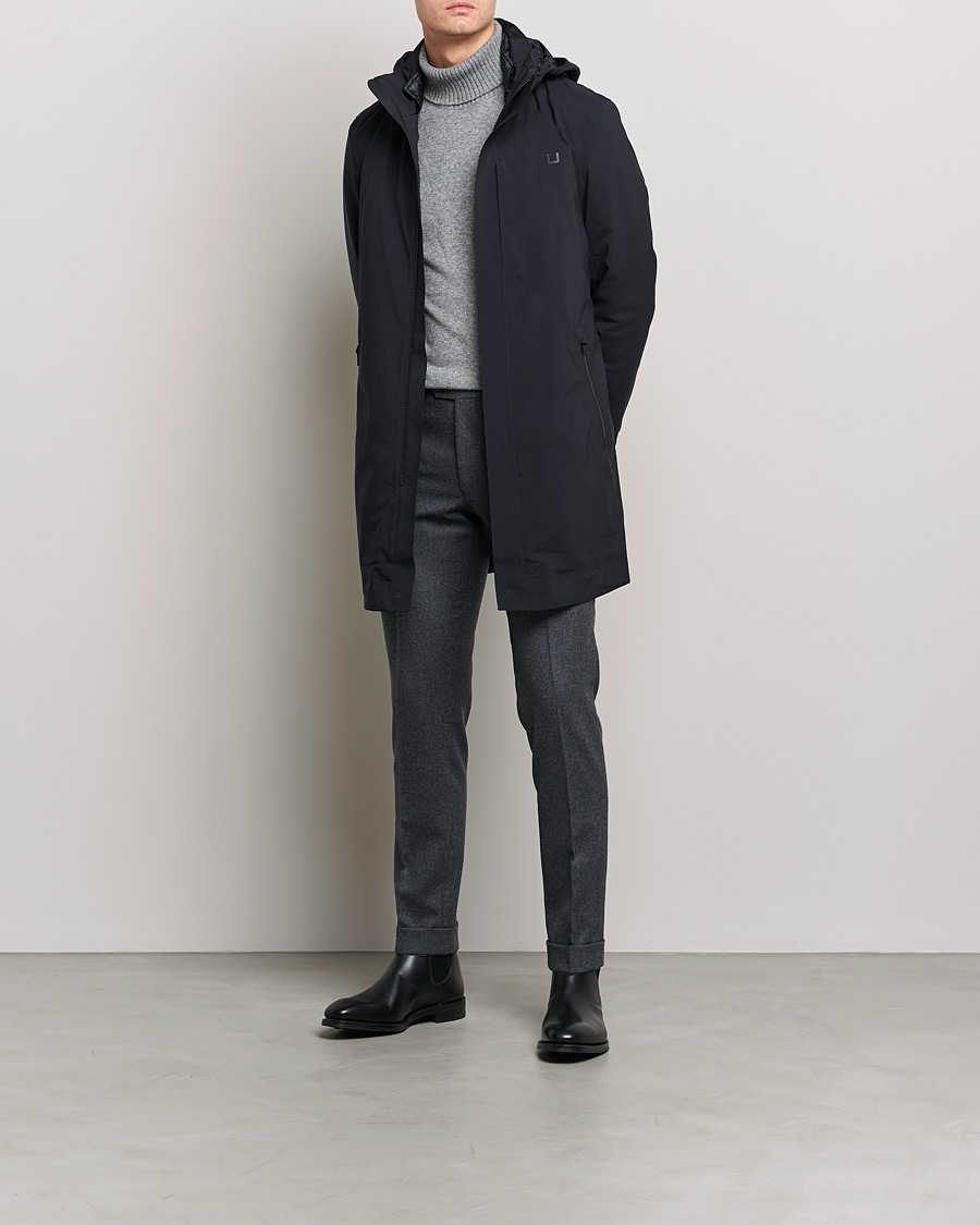 Men | Coats & Jackets | UBR | Black Storm Coat Black Storm