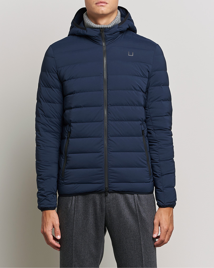 Men | Coats & Jackets | UBR | Sonic Delta Hooded Jacket Navy