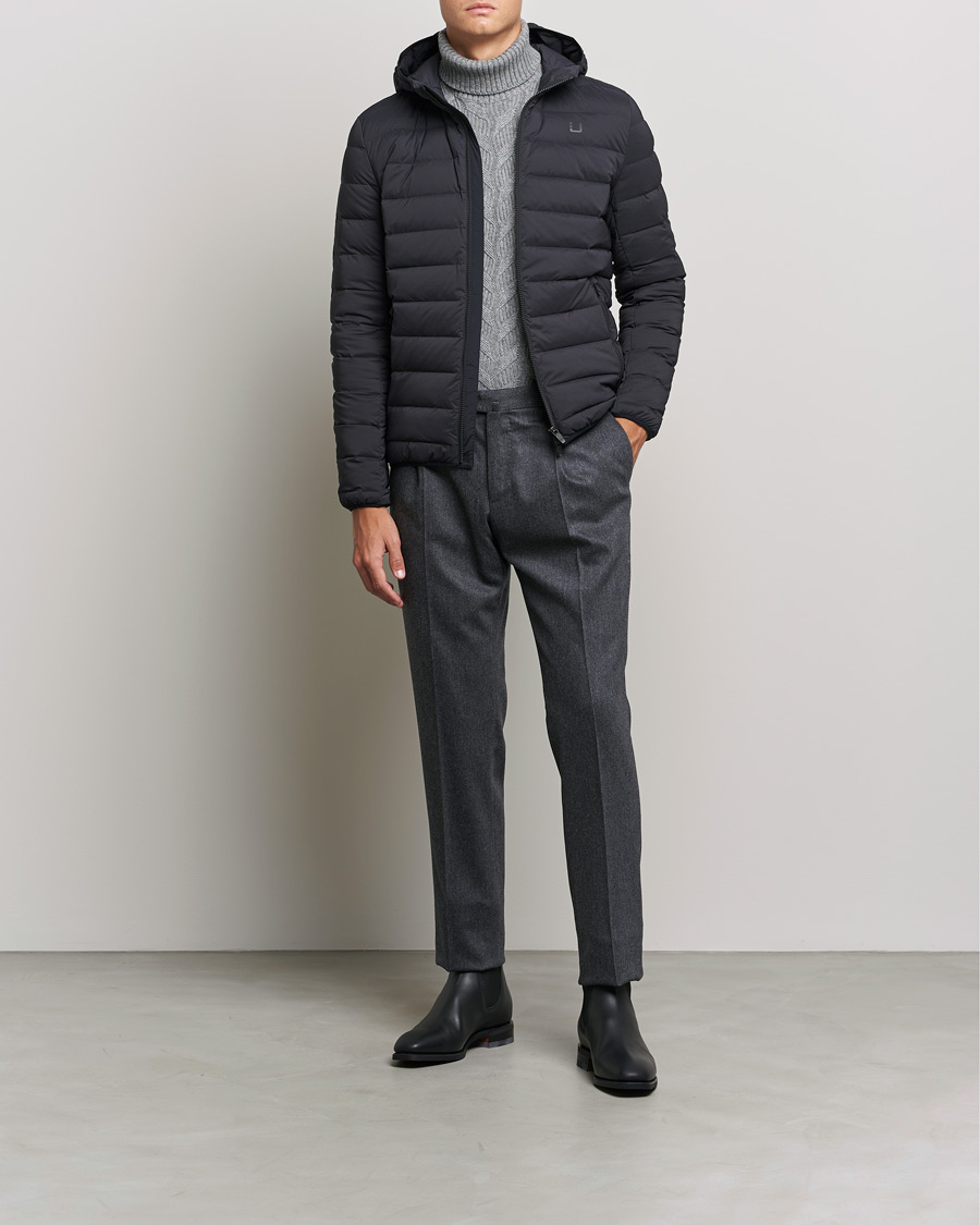 Men | Coats & Jackets | UBR | Sonic Delta Hooded Jacket Black Storm