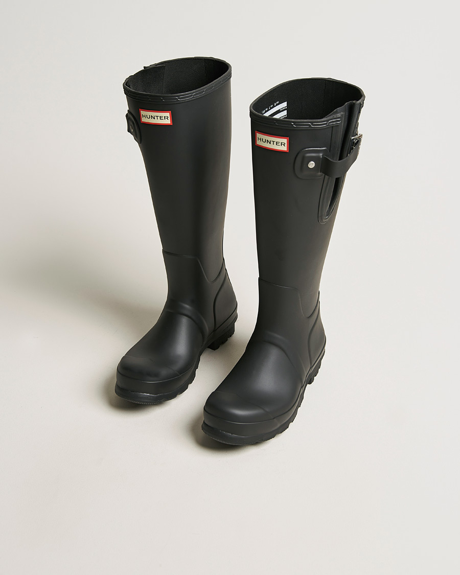 Men | Overshoes & Rubber boots | Hunter Boots | Hunter Original Tall Side Adjustable Boot Black