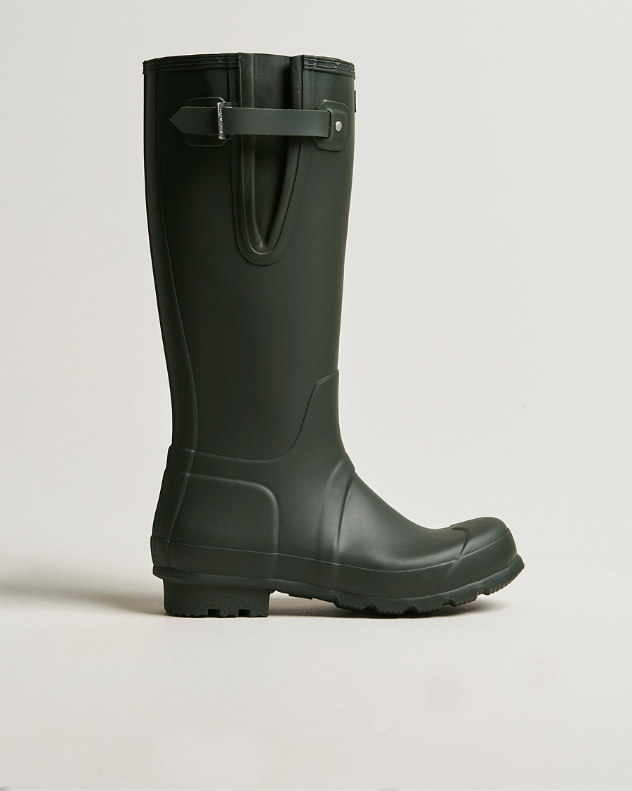Men | Overshoes & Rubber boots | Hunter Boots | Hunter Original Tall Side Adjustable Boot Dark Olive