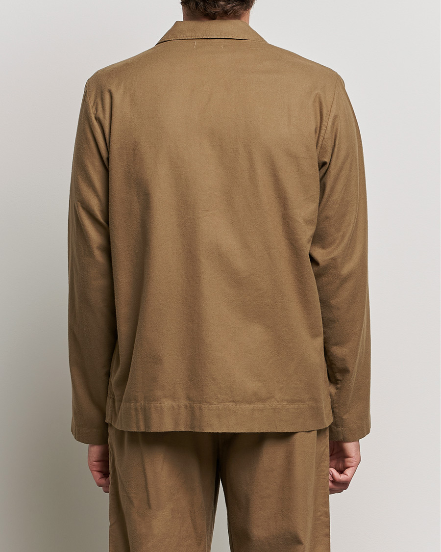 Men | Pyjamas & Robes | Tekla | Flannel Pyjama Shirt Moss